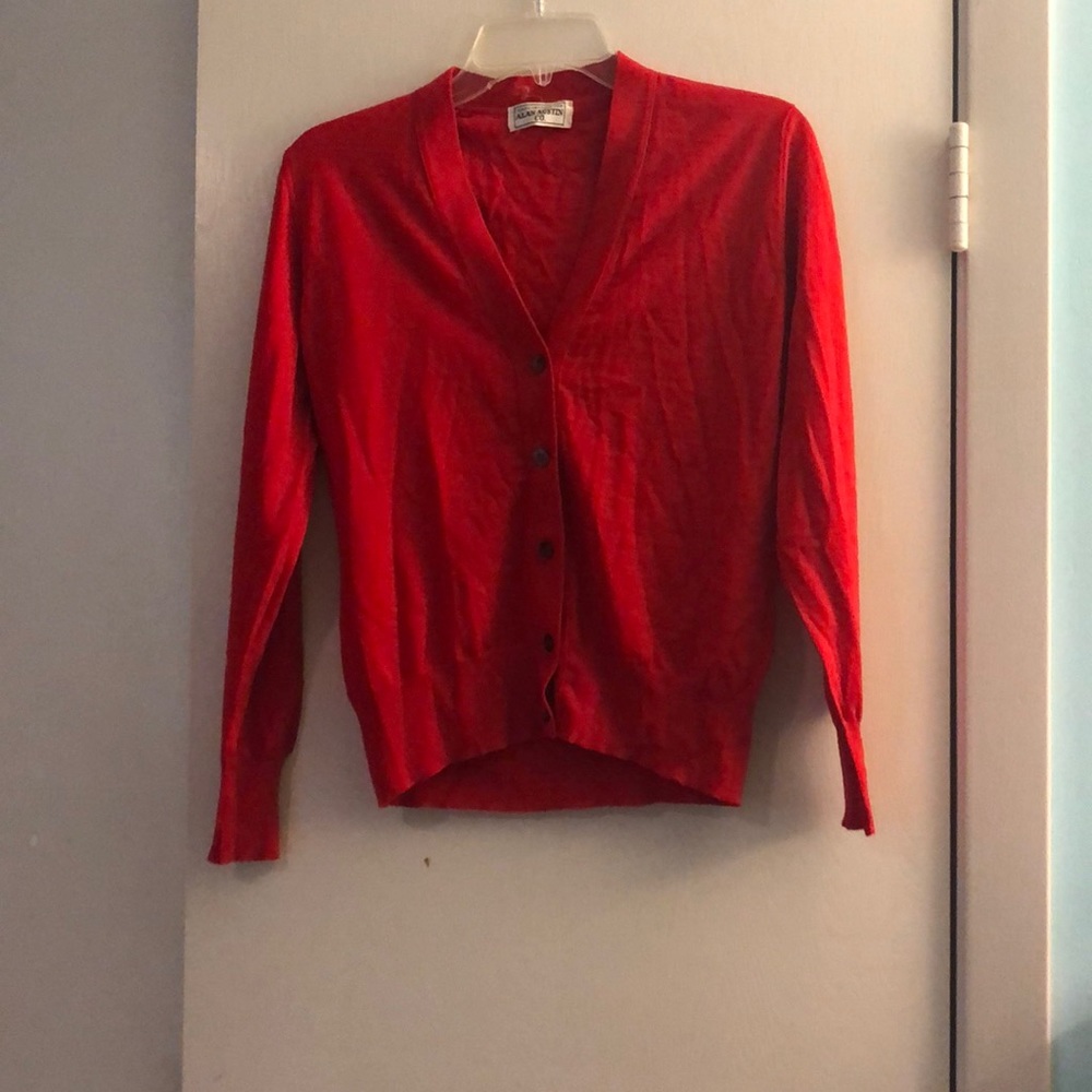 Red Alan Austin Co. Cardigan